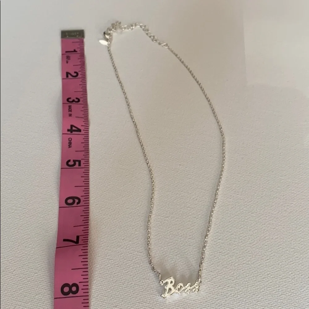 Avon, Boss statement‎ necklace - SILVERTONE ONLY